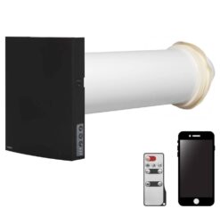 Рекуператор Blauberg Vento Expert Plus WiFi Black (від 250мм стіни)
